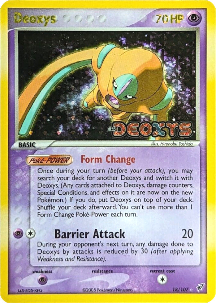 Deoxys (18/107) (Stamped) [EX: Deoxys] | Exor Games New Glasgow