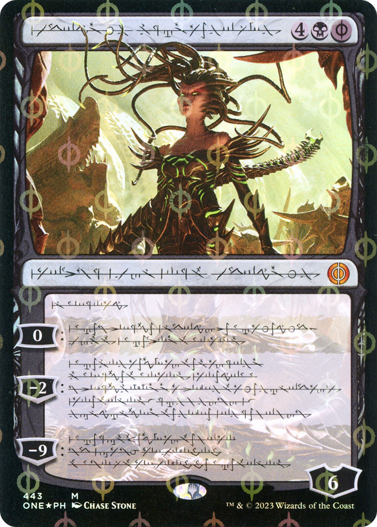 Vraska, Betrayal's Sting (Phyrexian Step-and-Compleat Foil) [Phyrexia: All Will Be One] | Exor Games New Glasgow