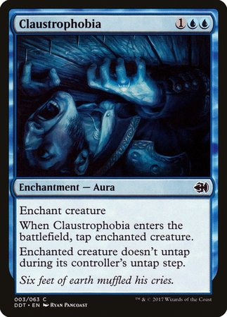 Claustrophobia [Duel Decks: Merfolk vs. Goblins] | Exor Games New Glasgow