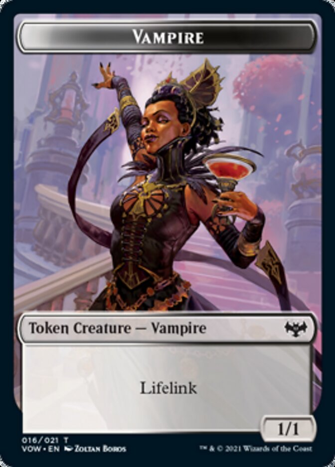 Vampire Token (016) [Innistrad: Crimson Vow Tokens] | Exor Games New Glasgow