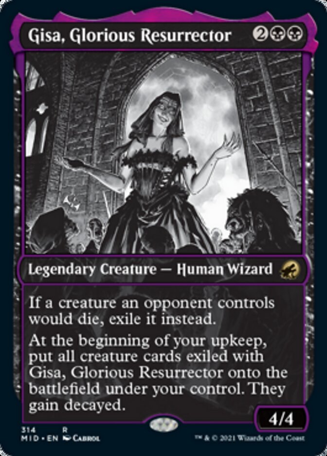 Gisa, Glorious Resurrector (Showcase Eternal Night) [Innistrad: Midnight Hunt] | Exor Games New Glasgow
