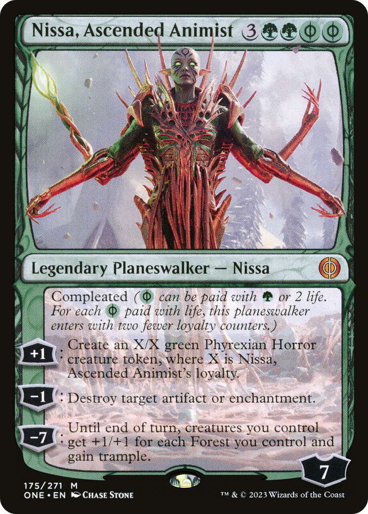 Nissa, Ascended Animist [Phyrexia: All Will Be One] | Exor Games New Glasgow