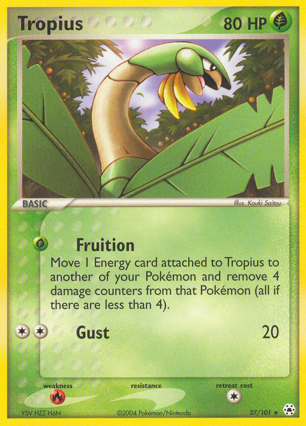 Tropius (27/101) [EX: Hidden Legends] | Exor Games New Glasgow