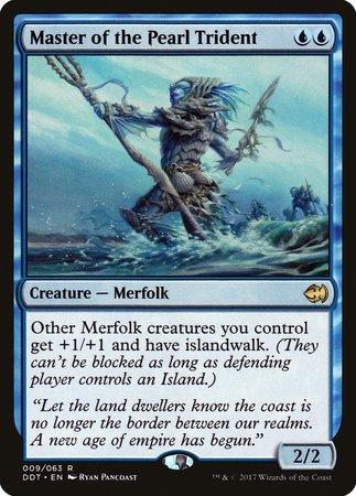 Master of the Pearl Trident [Duel Decks: Merfolk vs. Goblins] | Exor Games New Glasgow