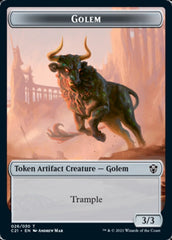 Golem (026) // Thopter Token [Commander 2021 Tokens] | Exor Games New Glasgow