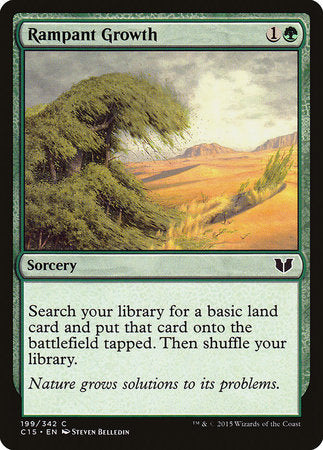 Rampant Growth [Commander 2015] | Exor Games New Glasgow