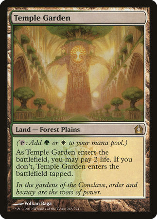 Temple Garden [Return to Ravnica] | Exor Games New Glasgow