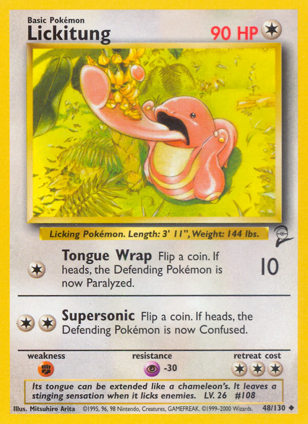 Lickitung (48/130) [Base Set 2] | Exor Games New Glasgow