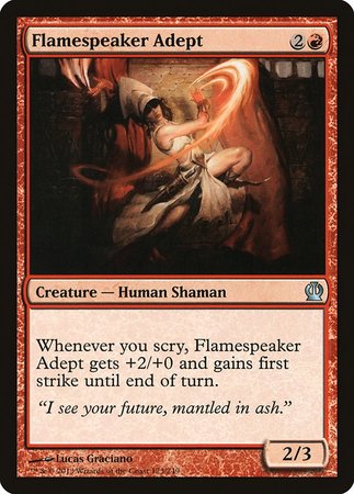Flamespeaker Adept [Theros] | Exor Games New Glasgow
