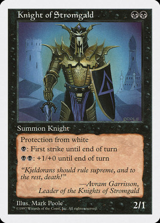 Knight of Stromgald [Fifth Edition] | Exor Games New Glasgow