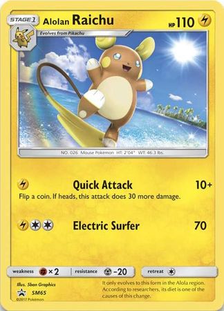 Alolan Raichu (SM65) (Jumbo Card) [Sun & Moon: Black Star Promos] | Exor Games New Glasgow