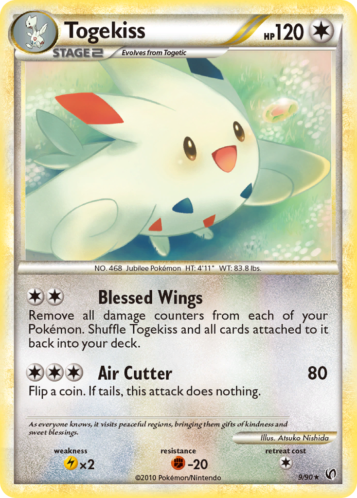 Togekiss (9/90) [HeartGold & SoulSilver: Undaunted] | Exor Games New Glasgow