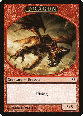 Dragon Token [Worldwake Tokens] | Exor Games New Glasgow