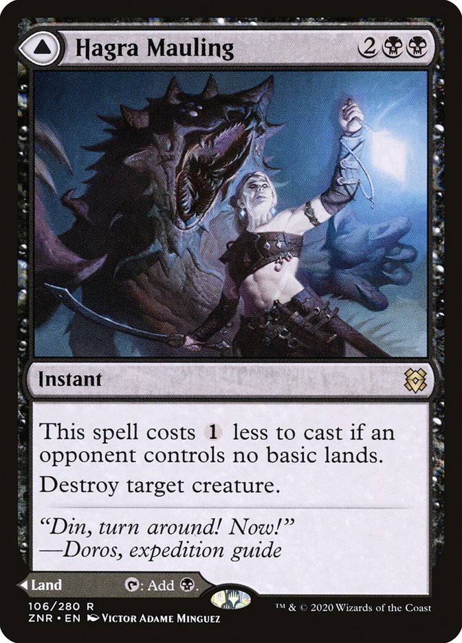 Hagra Mauling // Hagra Broodpit [Zendikar Rising] | Exor Games New Glasgow