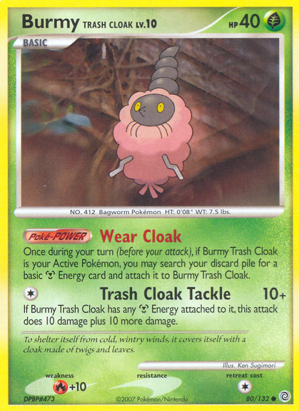 Burmy Trash Cloak (80/132) [Diamond & Pearl: Secret Wonders] | Exor Games New Glasgow