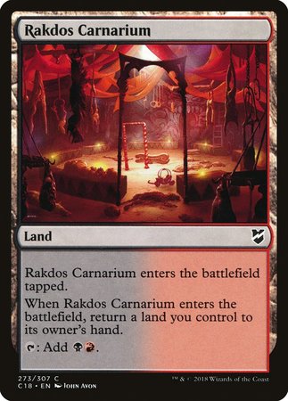 Rakdos Carnarium [Commander 2018] | Exor Games New Glasgow