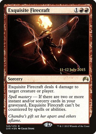 Exquisite Firecraft [Magic Origins Promos] | Exor Games New Glasgow