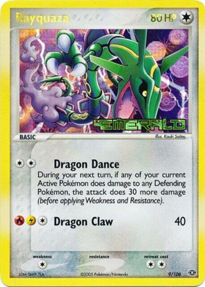 Rayquaza (9/106) (Stamped) [EX: Emerald] | Exor Games New Glasgow