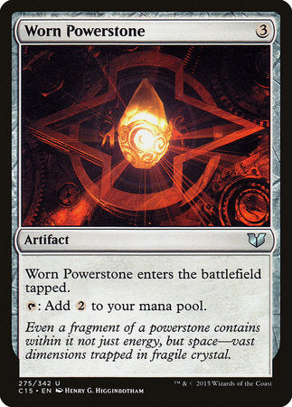 Worn Powerstone [Commander 2015] | Exor Games New Glasgow