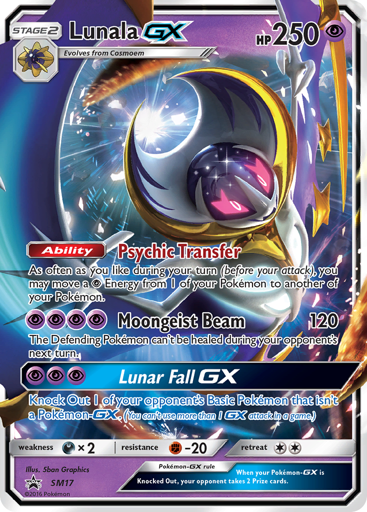 Lunala GX (SM17) [Sun & Moon: Black Star Promos] | Exor Games New Glasgow