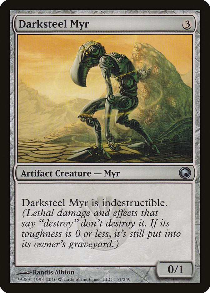 Darksteel Myr [Scars of Mirrodin] | Exor Games New Glasgow