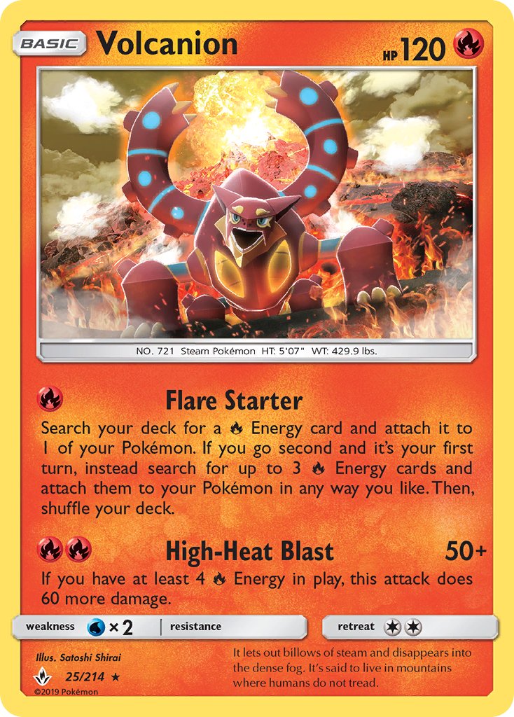 Volcanion (25/214) (Theme Deck Exclusive) [Sun & Moon: Unbroken Bonds] | Exor Games New Glasgow