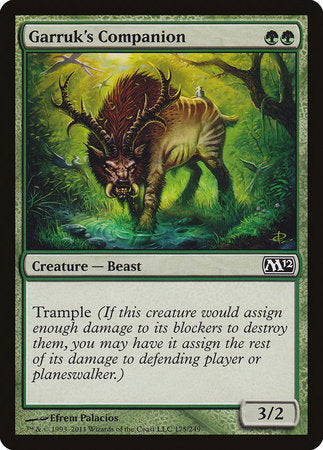 Garruk's Companion [Magic 2012] | Exor Games New Glasgow