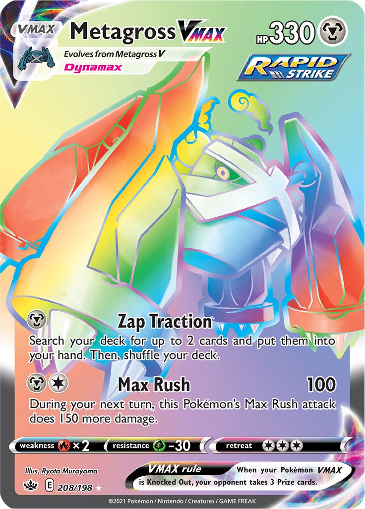 Metagross VMAX (208/198) [Sword & Shield: Chilling Reign] | Exor Games New Glasgow