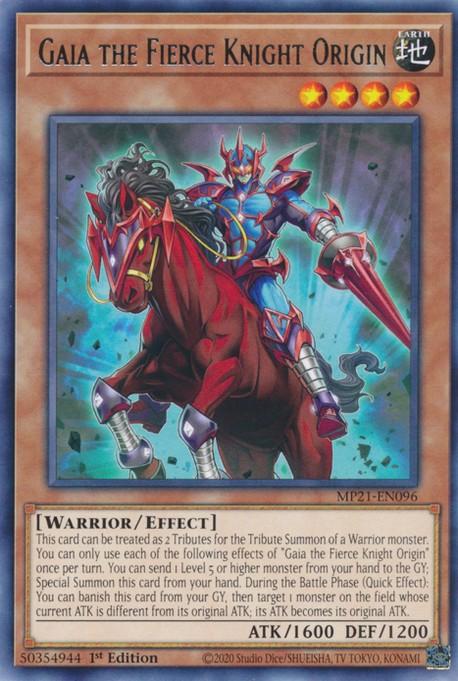 Gaia the Fierce Knight Origin [MP21-EN096] Rare | Exor Games New Glasgow