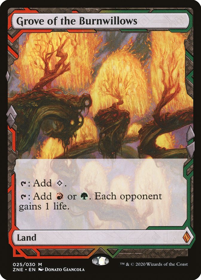 Grove of the Burnwillows [Zendikar Rising Expeditions] | Exor Games New Glasgow