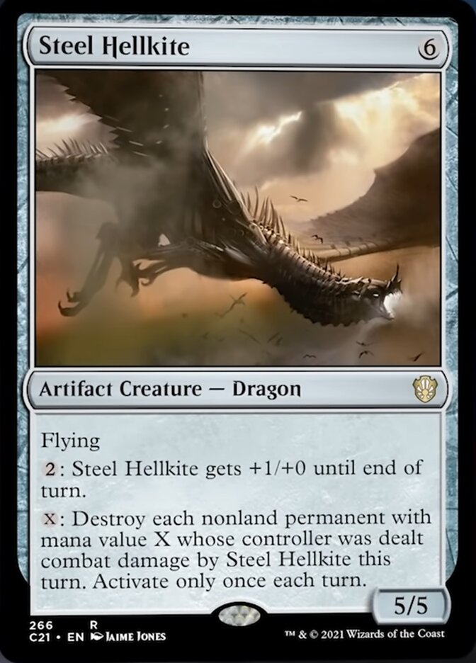 Steel Hellkite [Commander 2021] | Exor Games New Glasgow