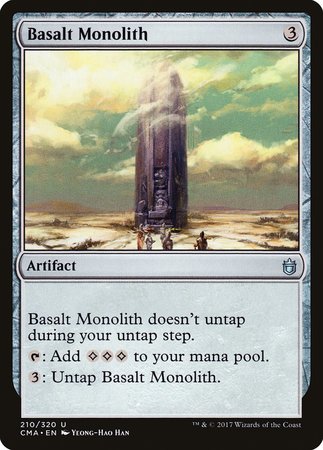 Basalt Monolith [Commander Anthology] | Exor Games New Glasgow