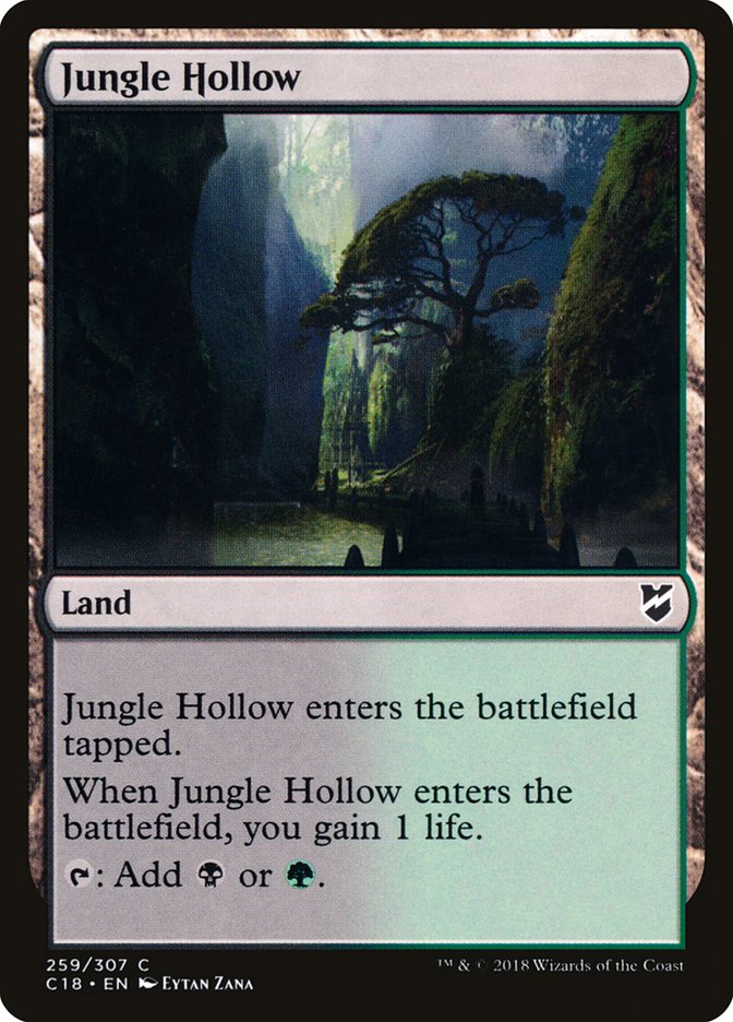 Jungle Hollow [Commander 2018] | Exor Games New Glasgow