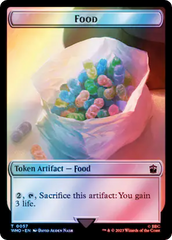 Alien Angel // Food (0057) Double-Sided Token (Surge Foil) [Doctor Who Tokens] | Exor Games New Glasgow