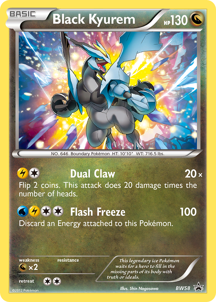 Black Kyurem (BW58) [Black & White: Black Star Promos] | Exor Games New Glasgow