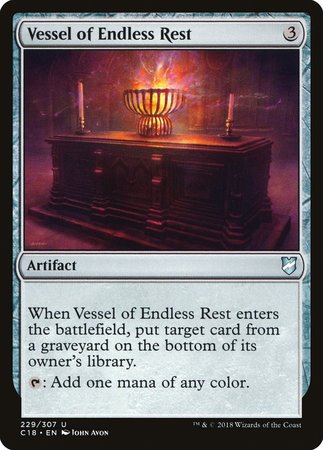 Vessel of Endless Rest [Commander 2018] | Exor Games New Glasgow