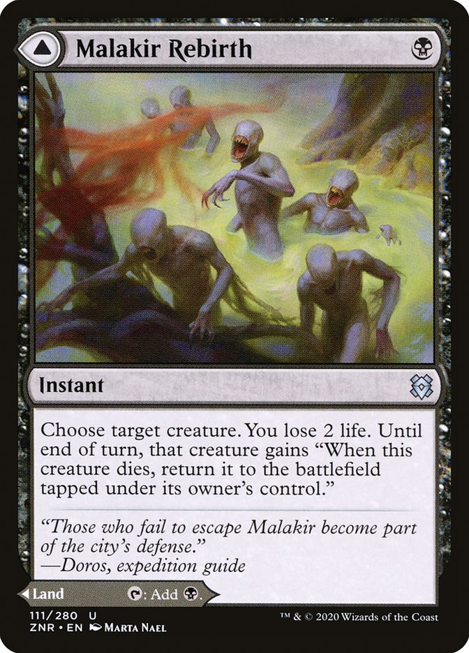 Malakir Rebirth // Malakir Mire [Zendikar Rising] | Exor Games New Glasgow