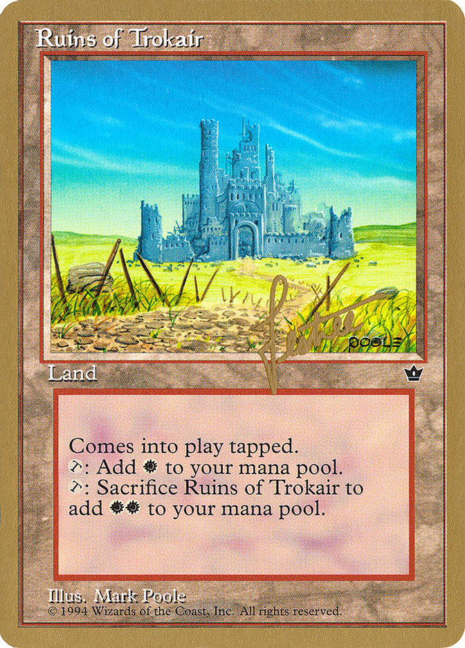 Ruins of Trokair (Bertrand Lestree) [Pro Tour Collector Set] | Exor Games New Glasgow