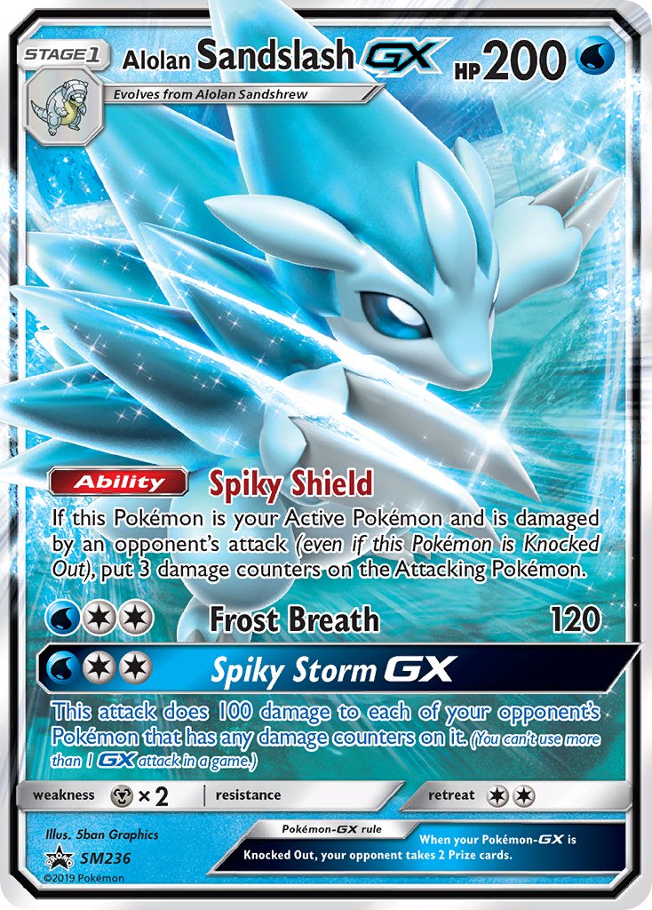 Alolan Sandslash GX (SM236) [Sun & Moon: Black Star Promos] | Exor Games New Glasgow