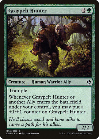 Graypelt Hunter [Duel Decks: Zendikar vs. Eldrazi] | Exor Games New Glasgow