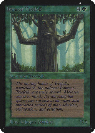 Ironroot Treefolk [Limited Edition Alpha] | Exor Games New Glasgow