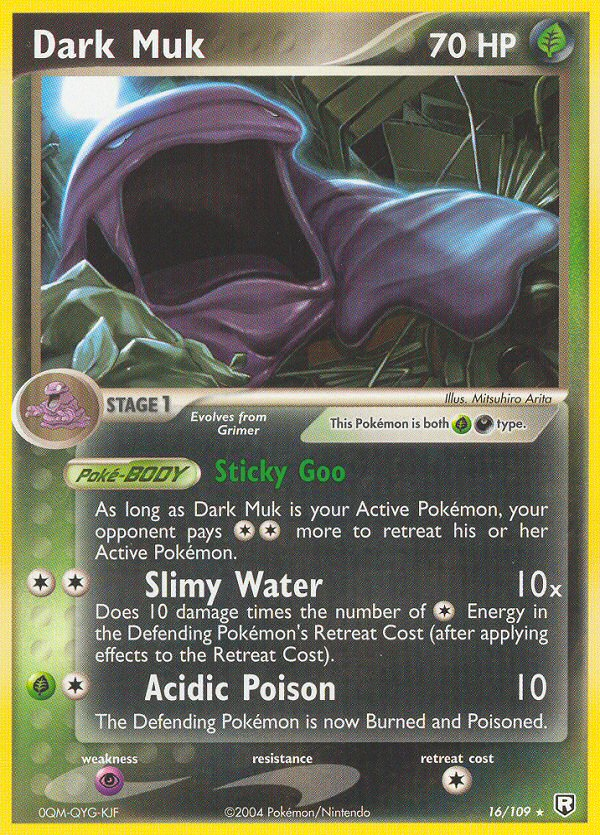 Dark Muk (16/109) [EX: Team Rocket Returns] | Exor Games New Glasgow