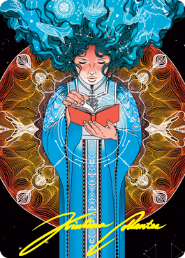 Memory Lapse Art Card (Gold-Stamped Signature) [Strixhaven: School of Mages Art Series] | Exor Games New Glasgow