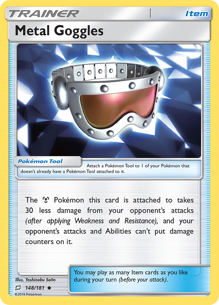 Metal Goggles (148/181) [Sun & Moon: Team Up] | Exor Games New Glasgow