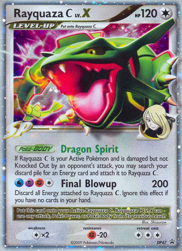 Rayquaza C LV.X (DP47) [Diamond & Pearl: Black Star Promos] | Exor Games New Glasgow