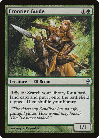 Frontier Guide [Zendikar] | Exor Games New Glasgow