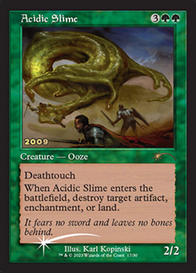 Acidic Slime [30th Anniversary Promos] | Exor Games New Glasgow