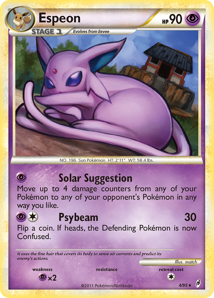 Espeon (4/95) [HeartGold & SoulSilver: Call of Legends] | Exor Games New Glasgow