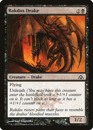 Rakdos Drake [Dragon's Maze] | Exor Games New Glasgow