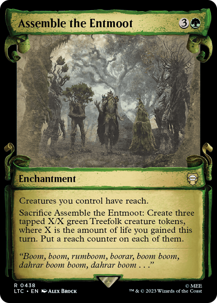 Assemble the Entmoot [The Lord of the Rings: Tales of Middle-Earth Commander Showcase Scrolls] | Exor Games New Glasgow